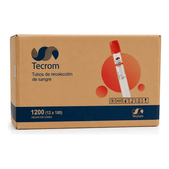 Tubo Tipo Vacutainer Rojo